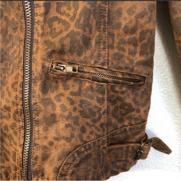 Kut from the Kloth Brown Leopard Print Jacket - Picture 10 of 16